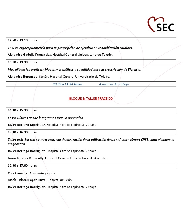 JovenesSec's tweet image. 🚨Nuevo curso presencial🚨
✅Introducción a la ergoespirometría aplicada a la cardiología clínica
📅12 de abril
📍Casa del Corazón-Madrid

✅Fundamentos en ergoespirometría
✅Cómo lo integro en la práctica clínica
✅Taller práctico con caso en vivo

📝⬇️
🔗secardiologia.es/agenda/2911-in…