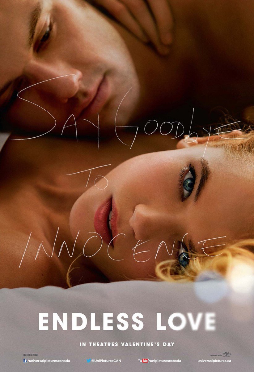 FilmNewsNos's tweet photo. 🎬MOVIE HISTORY: 10 years ago today, February 14, 2014, the movie ‘Endless Love’ opened in theaters!
#AlexPettyfer #GabriellaWilde #BruceGreenwood #JoelyRichardson #RobertPatrick #RhysWakefield #DayoOkeniyi #EmmyRigby #AnnaEnger #PatrickJohnson #AlexandraBartee #ShanaFeste https://t.co/ewnsoBzRhL