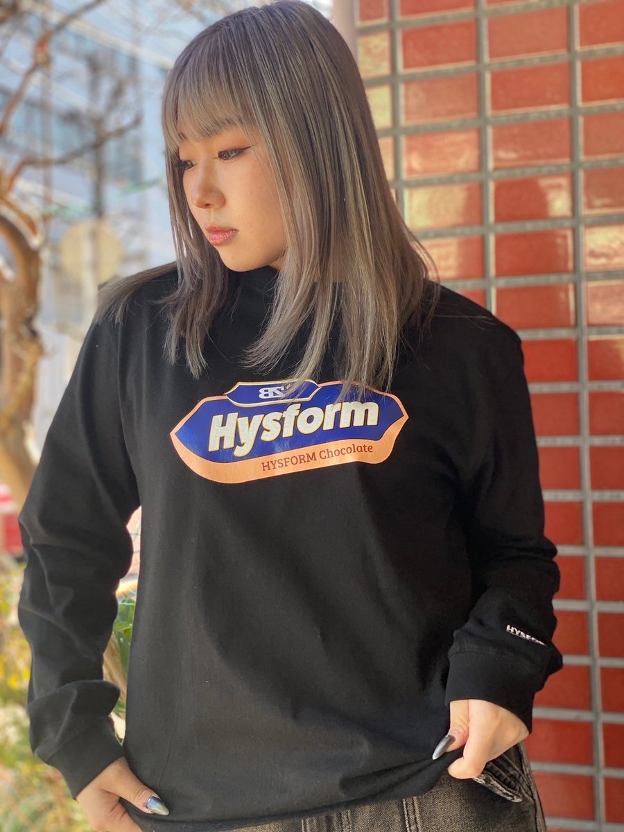 Hysform Chocolate 長袖Tシャツ Hysform Chocolate 長袖Tシャツ HYSFORM】 HYSFORM Chocolate LS Tee