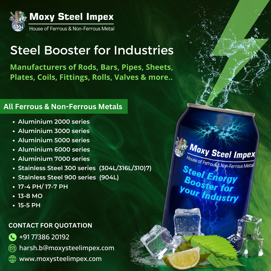 Please visit our website moxysteelimpex.com for more details
.
.
#moxysteelimpex #stainlesssteel #carbonsteel #mildsteel #ferrousmetals #nonferrousmetals