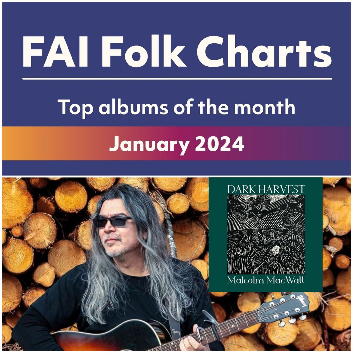 So pleased to make it into the #Top10 @folkalliance 🇺🇸🏴󠁧󠁢󠁳󠁣󠁴󠁿 Many thanks to all the #radio hosts, listeners and reviewers 🙏🏻 #folkmusic #americana #singersongwriter #music #folkchart #newmusic #roots #folksinger #charts #folkradio #newmusic #newalbum #original #dark