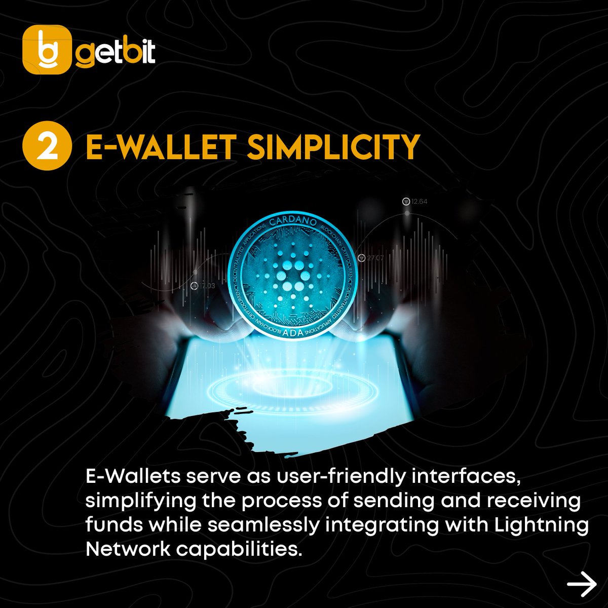 GetBitDotMoney's tweet image. Bridging the gap between speed and security with #LightningNetwork and #EWallets ! ⚡️💳 Say goodbye to slow transactions and hello to instant payments.💯

#Getbit #Bitcoin 

Pt. 1