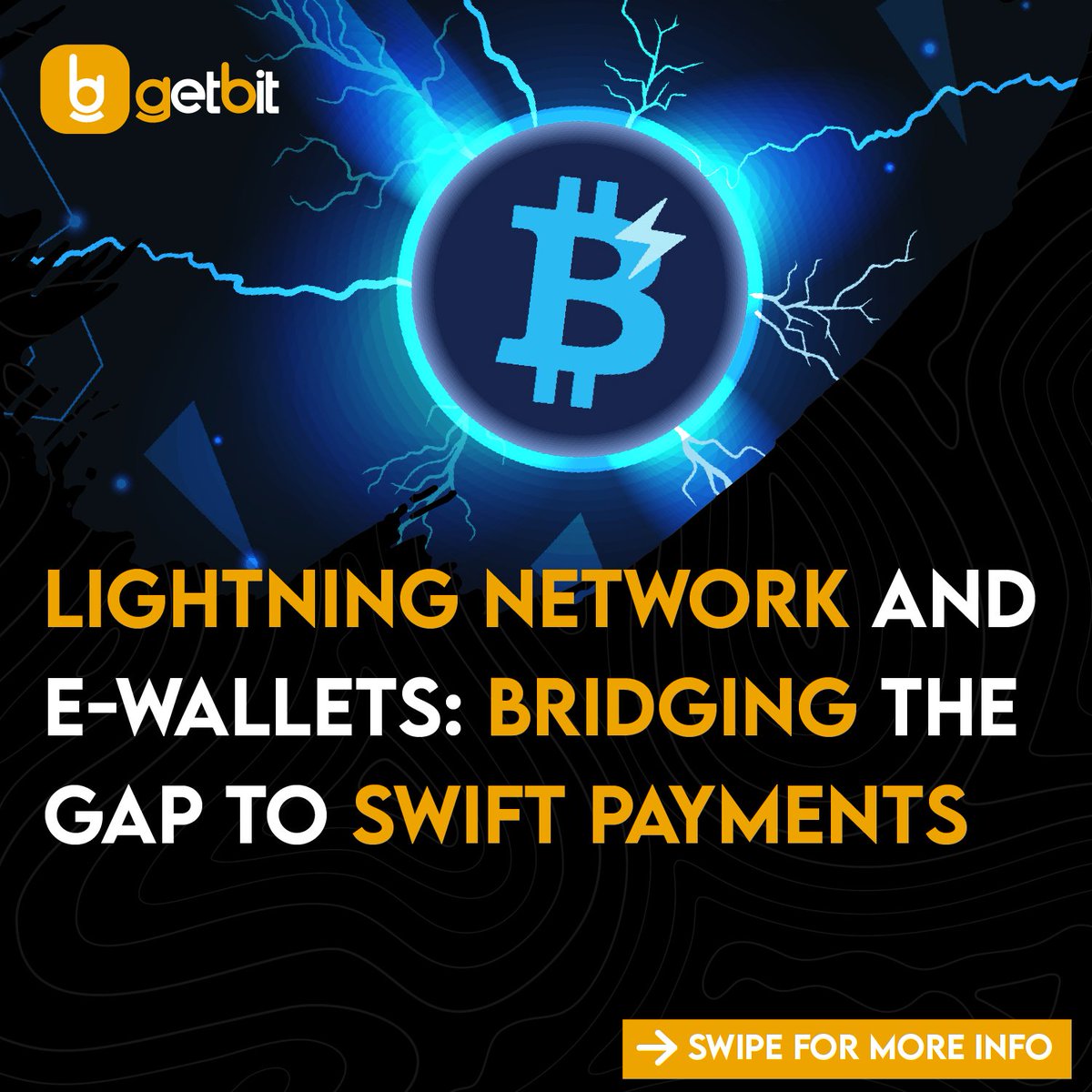 GetBitDotMoney's tweet image. Bridging the gap between speed and security with #LightningNetwork and #EWallets ! ⚡️💳 Say goodbye to slow transactions and hello to instant payments.💯

#Getbit #Bitcoin 

Pt. 1