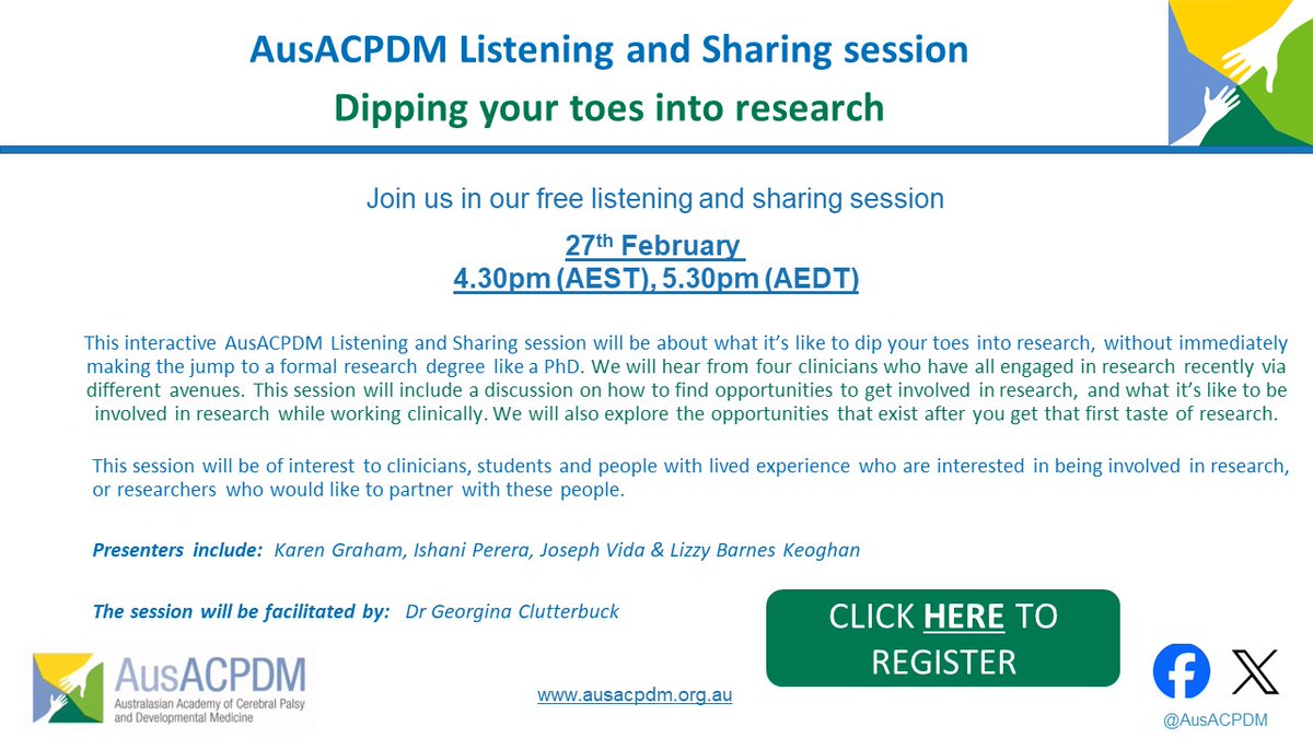 Happening this week! #AusACPDM #ListeningandSharing  Its not too late to register 