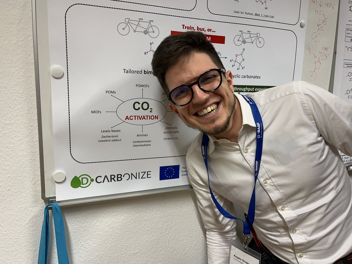 At the @LaboratoryCarla Winterschool 2024 our own #angeloscopano from the @carbonize_d project and @KLEIJ_ICIQ & @ICIQchem presenting his ideas and work on #tandem CO2 catalysis! 😊