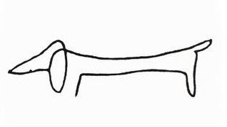 ピカソが描いた犬