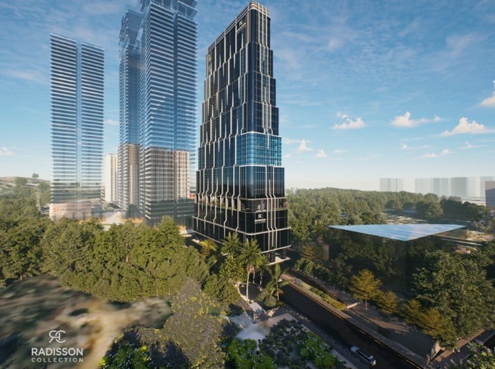 #Radisson #Hospitality 🏨 First look at the tentative render of Radisson Collection, the 31-floor 5-star luxury hotel coming up near Financial District! Radisson Group has also reportedly signed up for a second hotel under the luxury brand in the city along with a Radisson Blu…