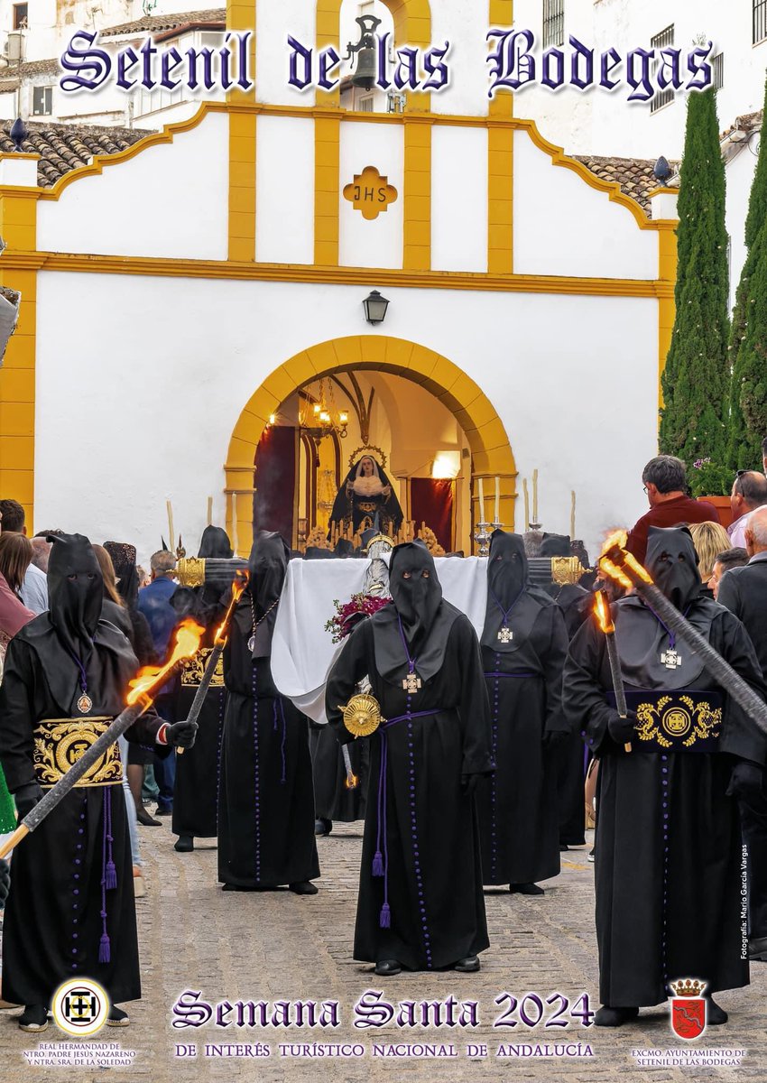 ➿Carteles Semana Santa 2024 de Setenil de las Bodegas (Cádiz) 

Autoría <a href="/VeraCruzSetenil/">Vera+Cruz Setenil</a>: Rodrigo Dominguez González
Autoría <a href="/LosNegrosetenil/">Los Negros</a>: Mario J. García Vargas
Via: <a href="/aytodesetenil/">Ayuntamiento de Setenil de las Bodegas</a>