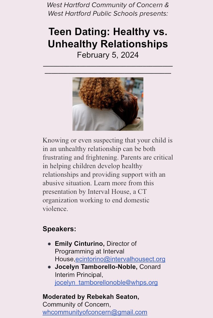 Did you miss our "Teen Dating: Healthy vs. Unhealthy Relationships" event? Watch the recording now: 68e2.edulnk.com/e/sm65z/rxL5Y2…..
