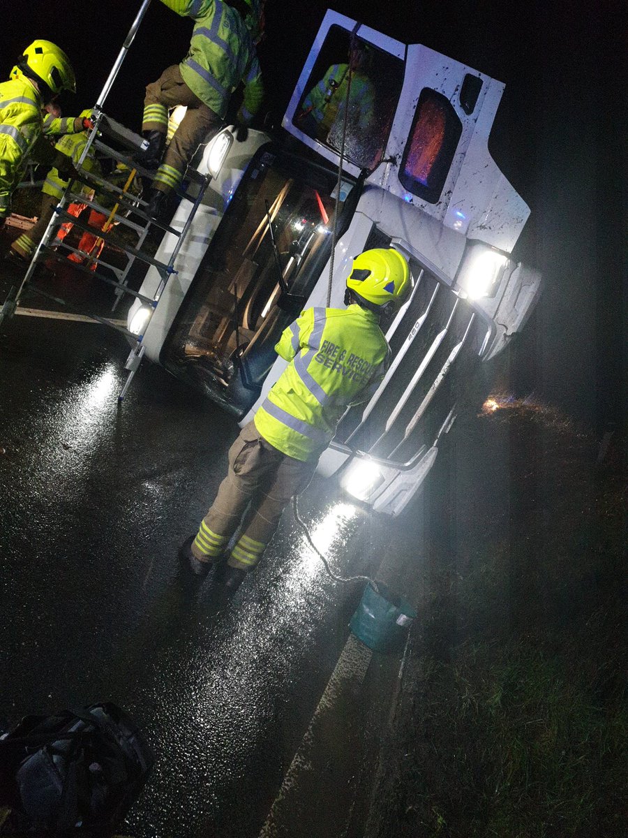 Currently dealing with an overturned HGV on A30 Close to Boxeater and prior to Carland Cross. A30 currently closed. Diversions in place. Thankfully minor injuries to the driver. No other vehicles involved. We have arranged recovery and will keep you appraised. Log 730 15630