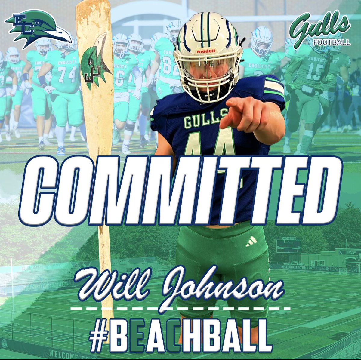 I am grateful to announce my commitment to Endicott College! Thank you to my family, coaches, teammates and friends who made this possible. Can’t wait to get to work <a href="/EndicottFB/">Endicott College Football</a>! Go Gulls!
<a href="/CoachMcGonagle/">Paul McGonagle</a> 
<a href="/COACHLED63/">Mark Ledbetter</a> 
<a href="/CoachSqualli/">Mehdi Squalli</a> 
<a href="/Stephen2873/">Stephen Johnson Jr</a> 
<a href="/MaPembroke/">Steve Aborn</a> 
<a href="/PHS_Titans/">Pembroke Athletics</a>