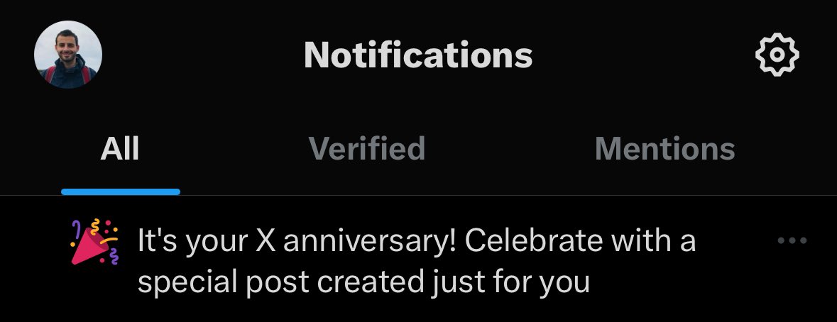 joshboxerman's tweet photo. appreciate the X app annually roasting me for the fact that seven years ago i celebrated valentine’s day by getting into twitter https://t.co/yD2cC7dwY7
