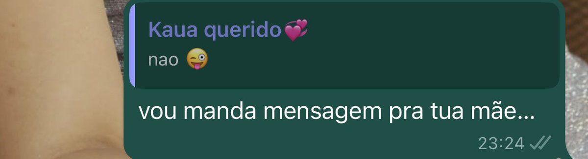 agr ele vai comer na minha mão