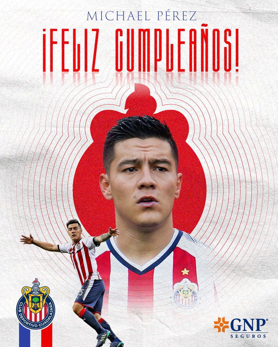 ¡Feliz cumpleaños, <a href="/MichaelPerez25/">Michael Pérez</a>! 🥳 

¡Nunca olvidaremos tu esfuerzo y dedicación en cada minuto que defendiste estos colores! 🥹 

<a href="/GNPSeguros/">GNP Seguros</a> #Viviresincreíble