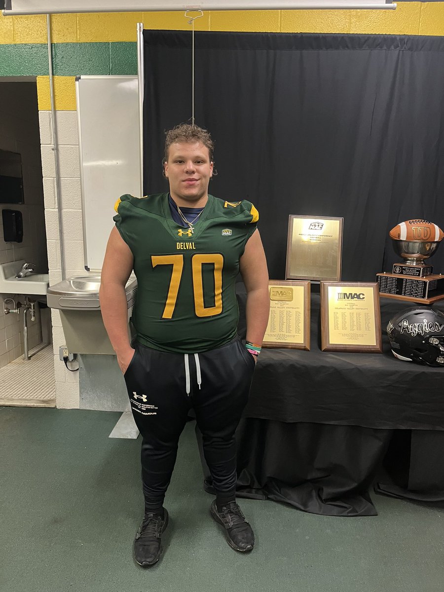 Blessed to receive an offer today from Del Val football.