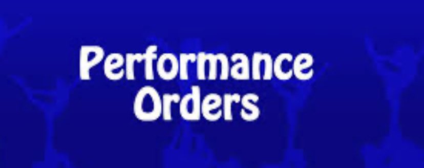 Coaches: Performance order will be emailed on Thursday, February 15th by noon‼️ Thank you for your patience 🙏🏻