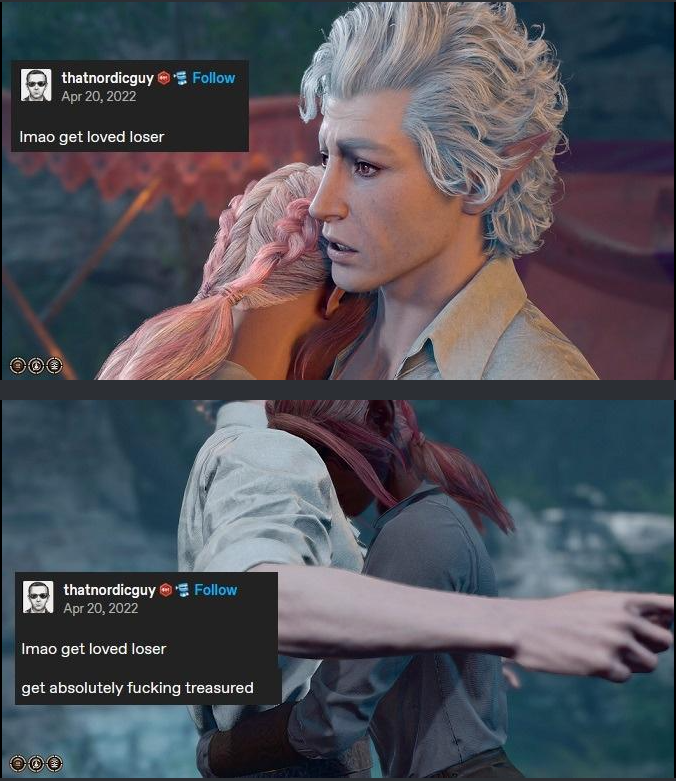 Rocket_Elf's tweet image. #BG3  #ValentinesDay