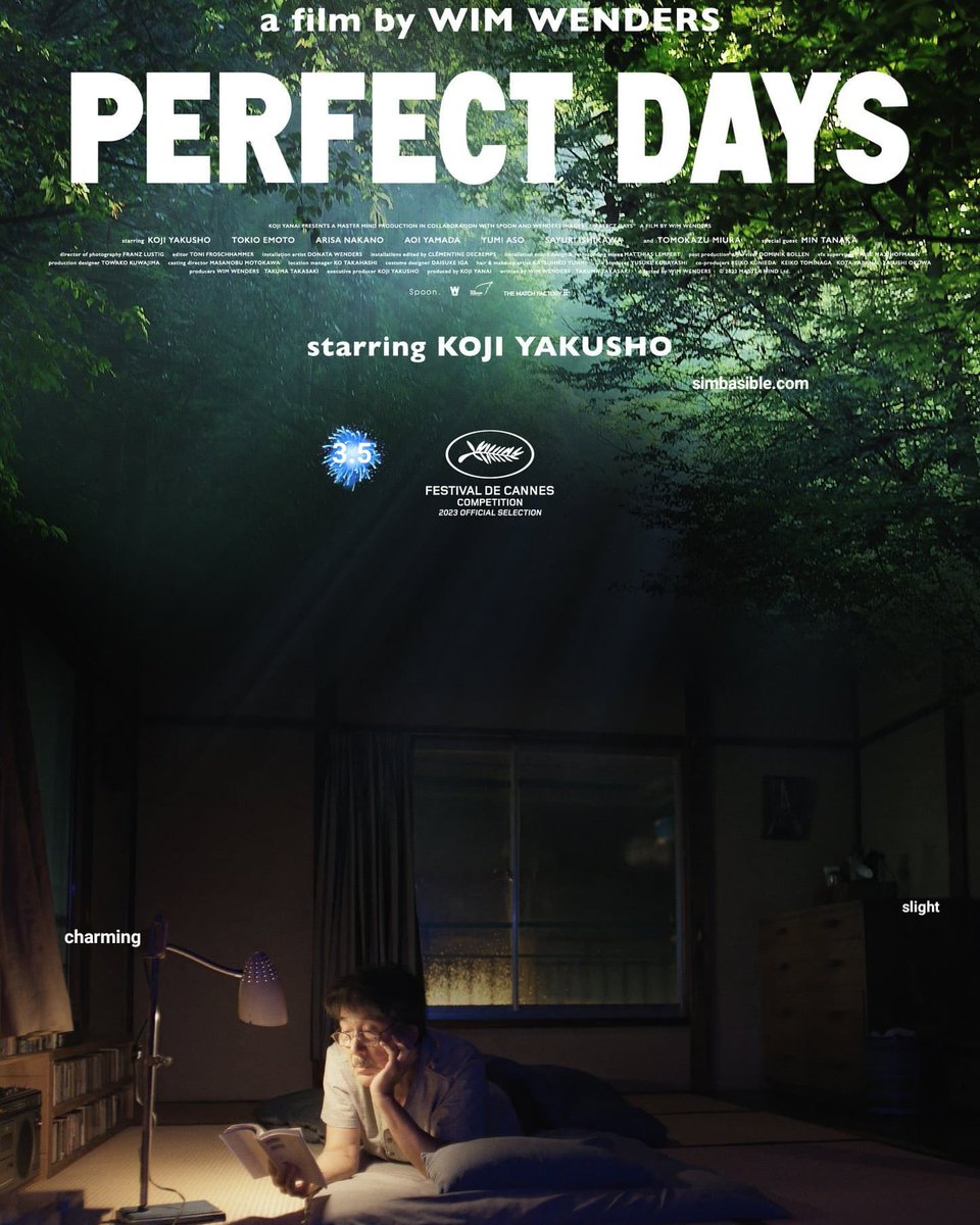 simbasible's tweet photo. Thinly plotted but charming.

My Rating - 3.5

Full Review - https://t.co/d65NHGH8Ws

#movie #moviereview #Japan https://t.co/O5NKmTU1RC