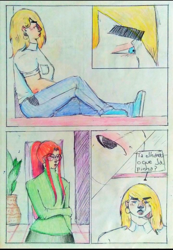 GominhaChan's tweet photo. Uma HQs feita na sala de aula #hqs #desenho #mulheres #gl https://t.co/R2r1jrJieo