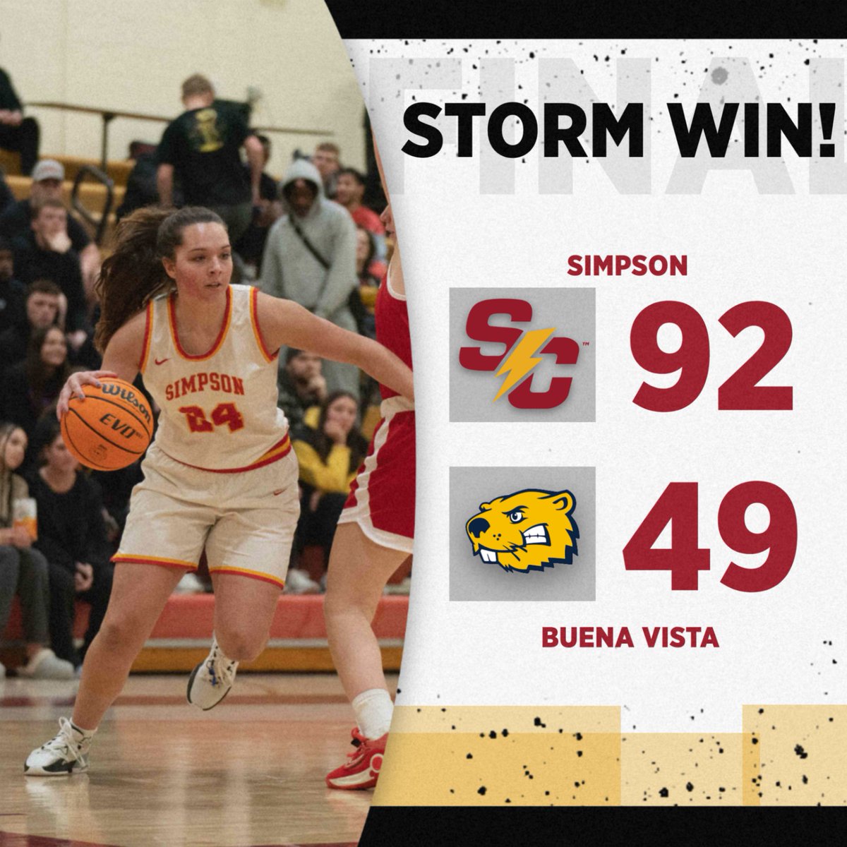 Coming home with the dub 😍

Paup: 16 pts, 7 reb
Nash: 14 pts, 8 reb, 4 ast, 2 stl, 2 blk
Lutmer: 13 pts, 6 reb, 2 stl
Street: 11 pts, 4 reb, 2 stl
Rasmussen: 7 pts, 3 ast

📰 tinyurl.com/2jbea8us

#rollriversWBB #d3hoops