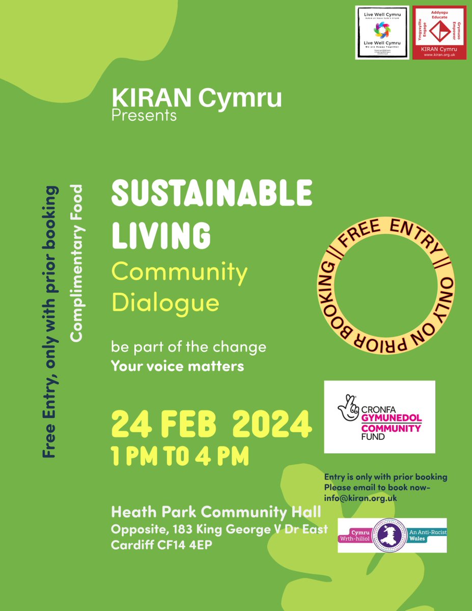 KIRANCymru's tweet photo. Step into a world of innovation &amp; inspiration at our Sustainable Living Dialogue event @Dawn_Bowden @AmgueddfaCymru @GlamArchives @TNLComFundWales @Bernieadavies @GuyOD8 @HeritageFundUK @McConAmanda @rhi4islwyn @RGegeshidze @SFWales @WGCulture @tempo_tweets @WCVACymru @ITVWales https://t.co/Gqg6OwXcoG