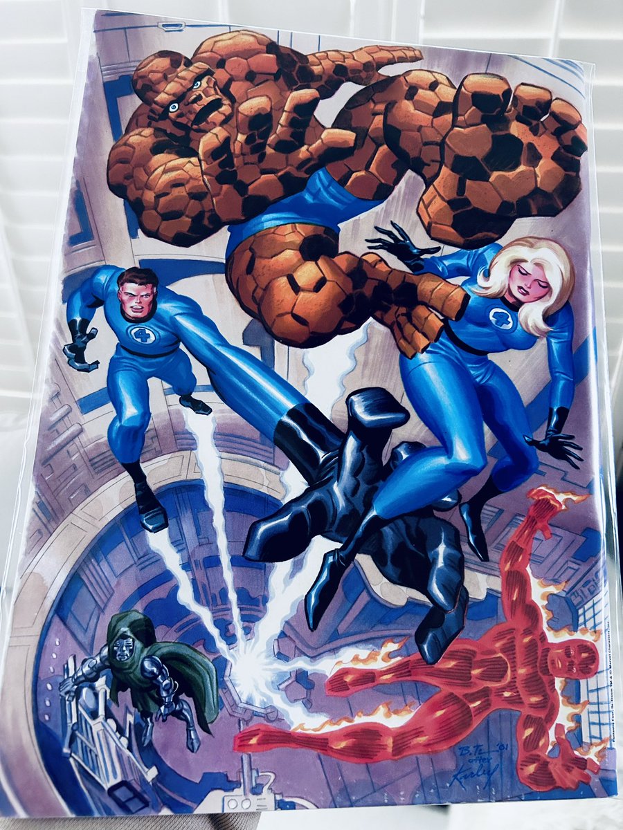 #FantasticFour by #BruceTimm 
🖼️✍️🔥🔥🔥
#Fantastic4 #Art #Movies #HappyValentinesDay