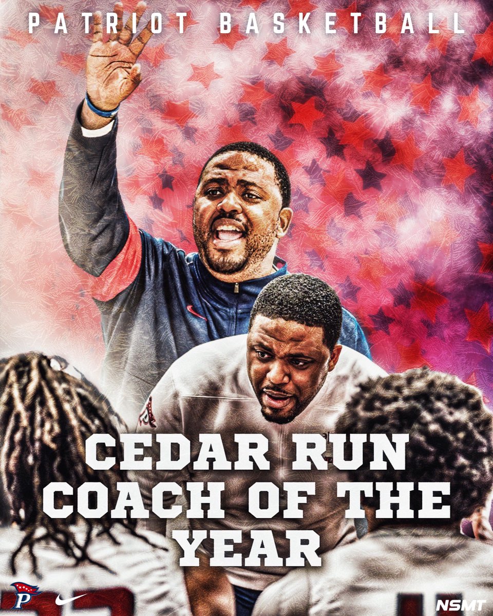 Patriot Basketball (22-6) (@patriothoops) on Twitter photo Congratulations to Sherman Rivers <a href="/CoachSherm5/">Sherman Rivers</a> on being named the 2023-2024 Cedar Run District Coach of the Year! #wakemup #WinterIsHere Congratulations to Sherman Rivers <a href="/CoachSherm5/">Sherman Rivers</a> on being named the 2023-2024 Cedar Run District Coach of the Year! #wakemup #WinterIsHere