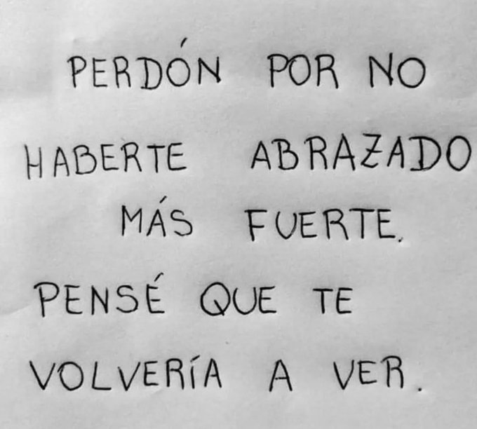 perdón..