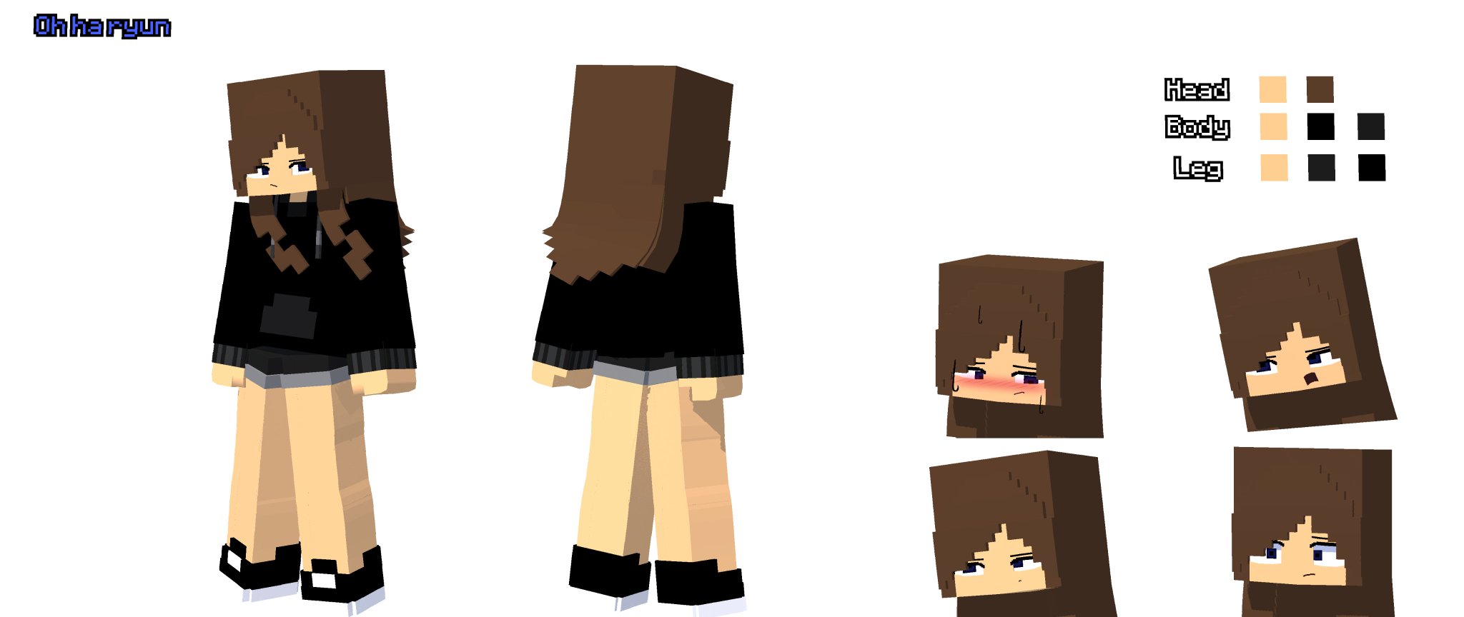 Ha Ryun Minecraft Skin