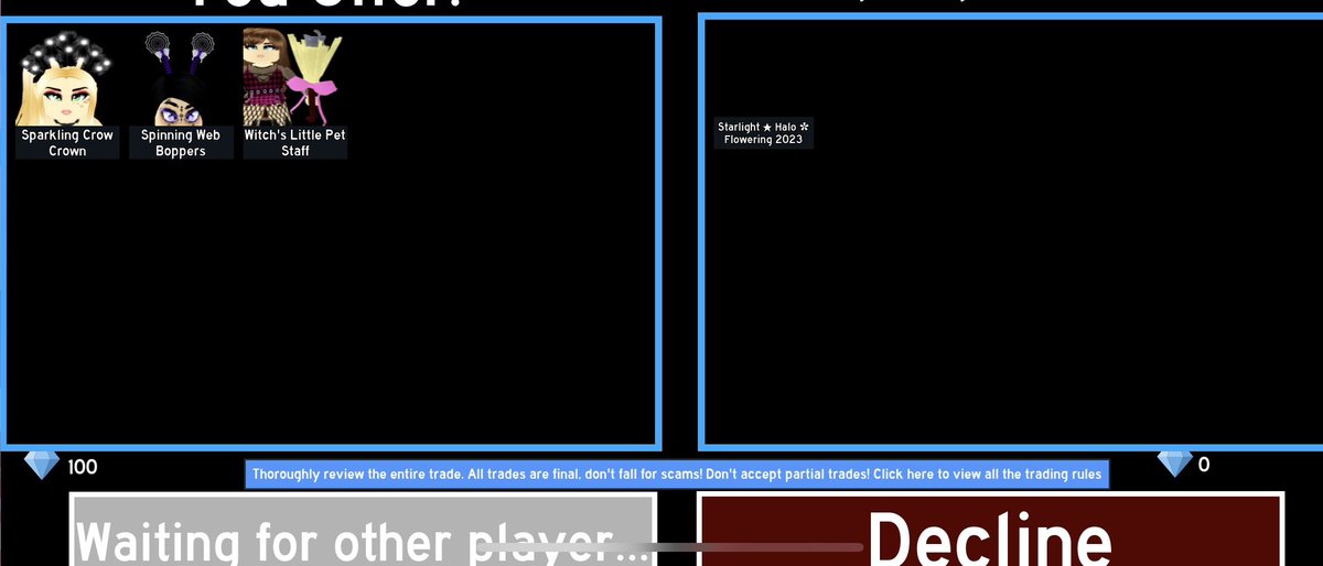 <a href="/bremmmyy/">Vinnyyy!!!🐇🦢 ⋆ || Dms open || IDLE 🍄 || ⋆</a> is very trusted!!! they traded me starlight halo for a genshin acc and i went first and they did not scam me!! tysm🩷