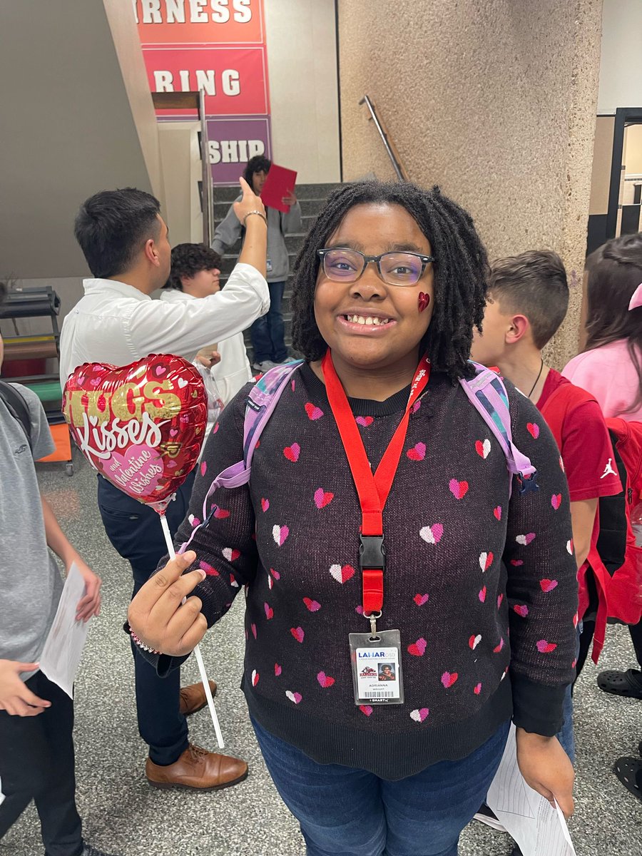 GJHRangers's tweet photo. Huge thank you to Mrs. Mikolas for helping deliver Candygrams in style to celebrate Valentine’s Day! #RangerPride #ValentinesDay #Candygrams https://t.co/I4e96sjxQF