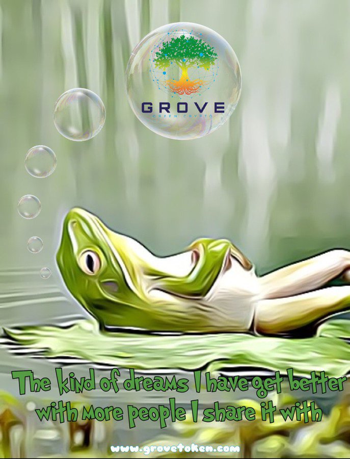 dad_badd's tweet photo. #GroveCoin " Just Wait and See!!!" #HODL
#GRV #GroveKeeper #GroveSwap #GroveX #GroveXchange #GroveOasis #GroveVisaCard #GroveBlockChain #GroveStable #GroveBusiness #GroveEcosystem
#GroveGreeArmy #GroveToTop50 https://t.co/aRjrmnSeif