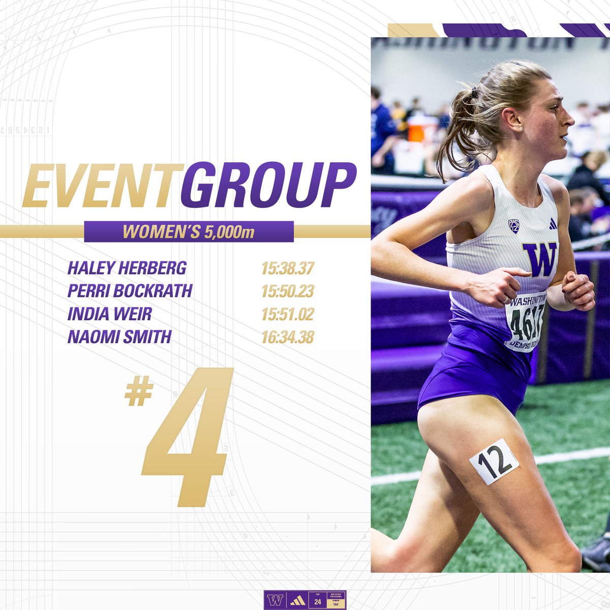 The pole vaulters rank ☝️ in <a href="/NCAATrackField/">NCAA Track & Field</a> and they are one of four women's event groups that rank in the Top-4 nationally

Pole Vault - #⃣1⃣
800m - #⃣2⃣
Mile - #⃣3⃣
5000m - #⃣4⃣

#GoHuskies