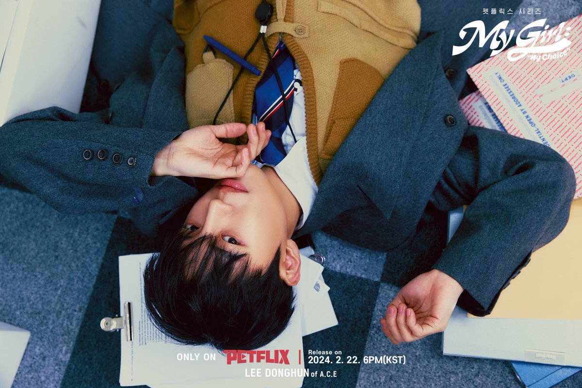 official_ACE7's tweet photo. [#ACE_COMEBACK] 

𝐀.𝐂.𝐄 𝟔𝐭𝐡 𝐌𝐢𝐧𝐢 𝐀𝐥𝐛𝐮𝐦 <𝑴𝒚 𝑮𝒊𝒓𝒍 : "𝑴𝒚 𝑪𝒉𝒐𝒊𝒄𝒆">
• Season1 Photo #LEEDONGHUN

🎧 Release on
2024. 2. 22. 6PM(KST) 

#ACE #에이스 #PETFLIX #펫플릭스
#FindMyGirl #FindMyEgo #MyGirl #MyChoice 
#에이스마이걸 #ACEMyGirl https://t.co/6c8GYInxkh