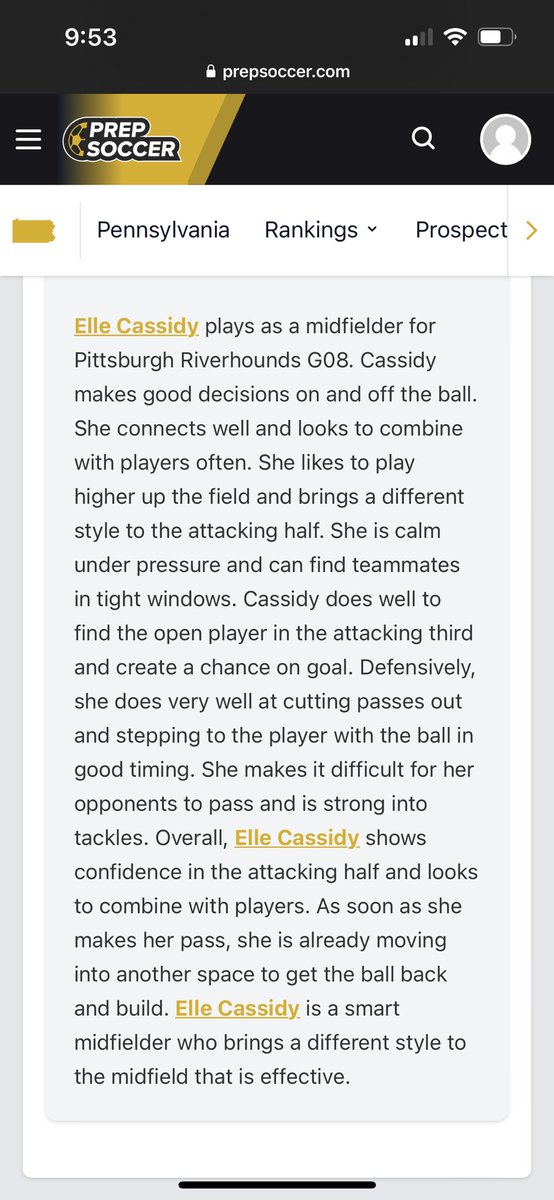 Thank you <a href="/PrepSoccer/">Prep Soccer ⚽️</a> <a href="/cekennedy33/">Colleen Kennedy</a> for mentioning me! My teammates and I had an amazing weekend in Florida, come watch us play at Dallas this weekend! <a href="/HoundsAcademy/">The Riverhounds Academy</a> <a href="/RotzyJ_37/">John Rotz</a>