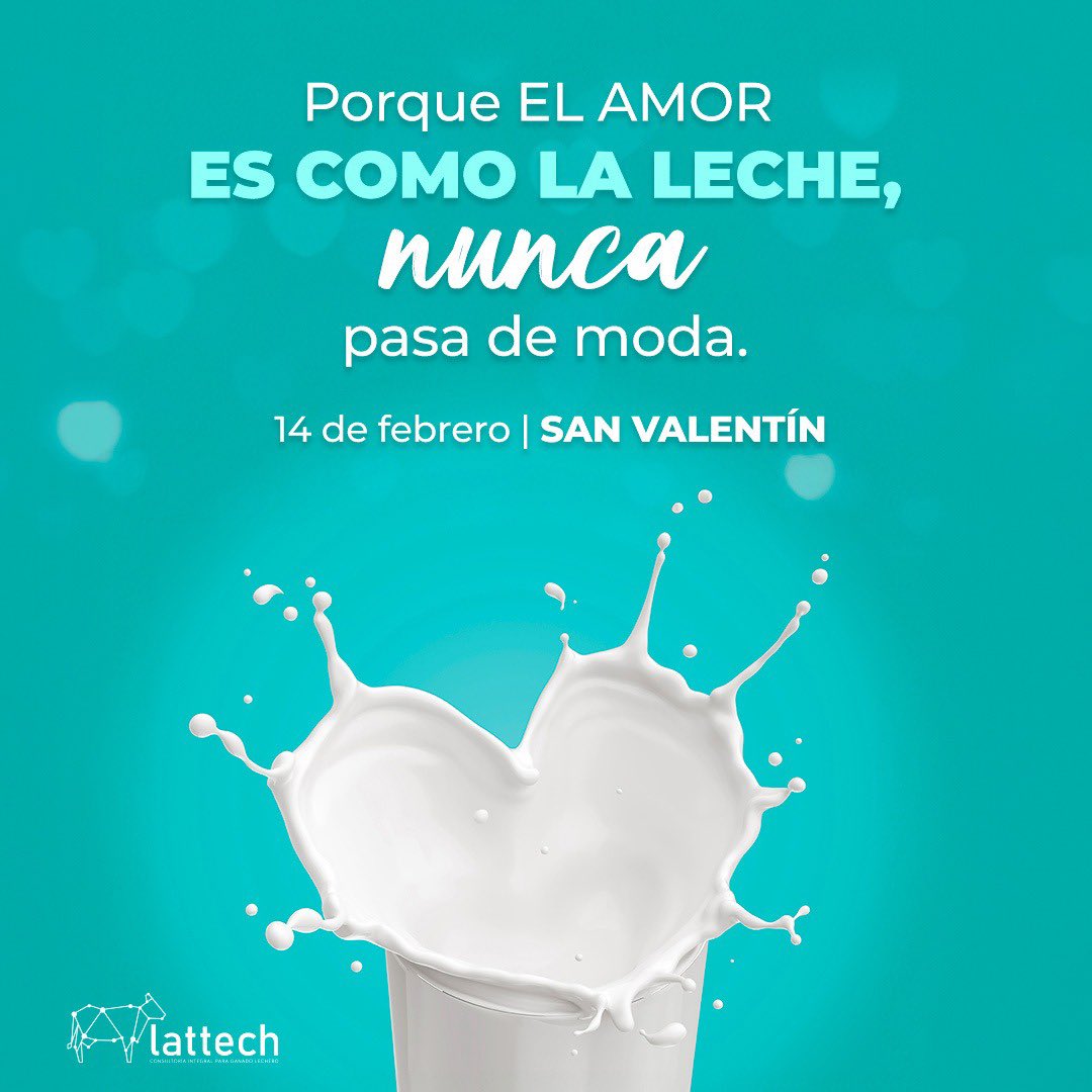 AlfaLactix's tweet photo. Hoy celebramos el amor, pero nosotros celebramos el AMOR A LA LECHE 💙🥛 Feliz 14 de febrero 💐 https://t.co/IRCvTsKSrW