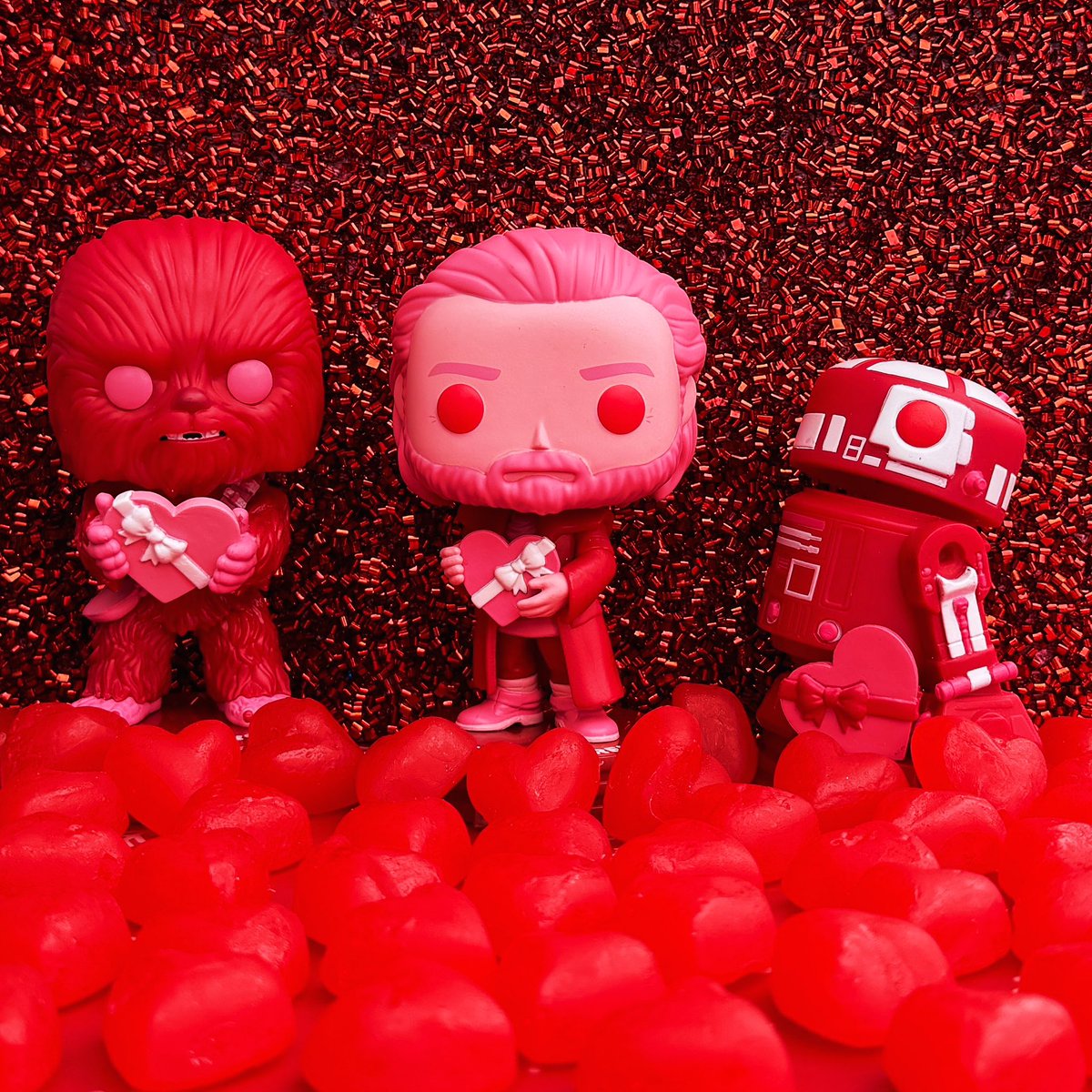 A Galaxy Of Red! Happy Valentines With Obi-Wan, R2, And Chewbacca! ❤️ Funko February Photo A Day: Day 3! The Theme Today is Red! ❤️ #ObiwanKenobi #R2D2 #Chewbacca #StarWars #Funko #FunkoPop @originalfunko #FunkoPhotoADayChallenge #Sweethearts #FunaticallyEverAfter #FunkoPhotoADay