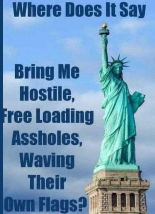 WarfighterBravo's tweet photo. Say it louder for those in the back!
#BorderInvasion #SouthernBorder #BorderSecurity #BorderDeal #BorderCrisis https://t.co/Ik2V5DkOQv