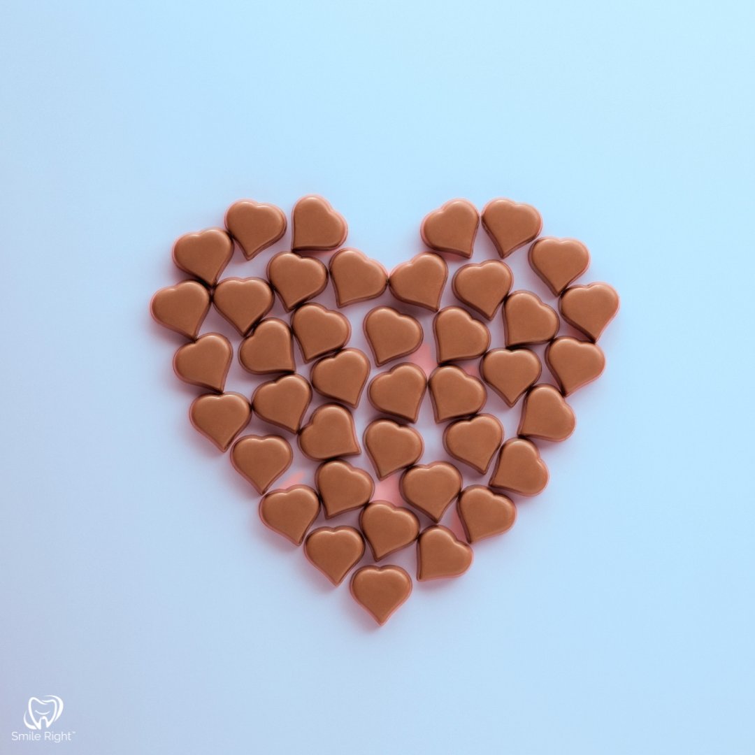 Who says you can't have your chocolate and keep your teeth happy too? 💗💗

1️⃣ Choose dark chocolate
2️⃣ Stick to good oral hygiene habits
3️⃣ Drink water after eating chocolate
4️⃣ Enjoy chocolate as part of a balanced diet
5️⃣ Visit your dentist regularly