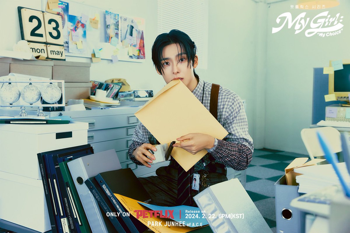 official_ACE7's tweet photo. [#ACE_COMEBACK] 

𝐀.𝐂.𝐄 𝟔𝐭𝐡 𝐌𝐢𝐧𝐢 𝐀𝐥𝐛𝐮𝐦 <𝑴𝒚 𝑮𝒊𝒓𝒍 : "𝑴𝒚 𝑪𝒉𝒐𝒊𝒄𝒆">
• Season1 Photo #PARKJUNHEE 

🎧 Release on
2024. 2. 22. 6PM(KST) 

#ACE #에이스 #PETFLIX #펫플릭스
#FindMyGirl #FindMyEgo #MyGirl #MyChoice 
#에이스마이걸 #ACEMyGirl https://t.co/qGlRmDl9KG