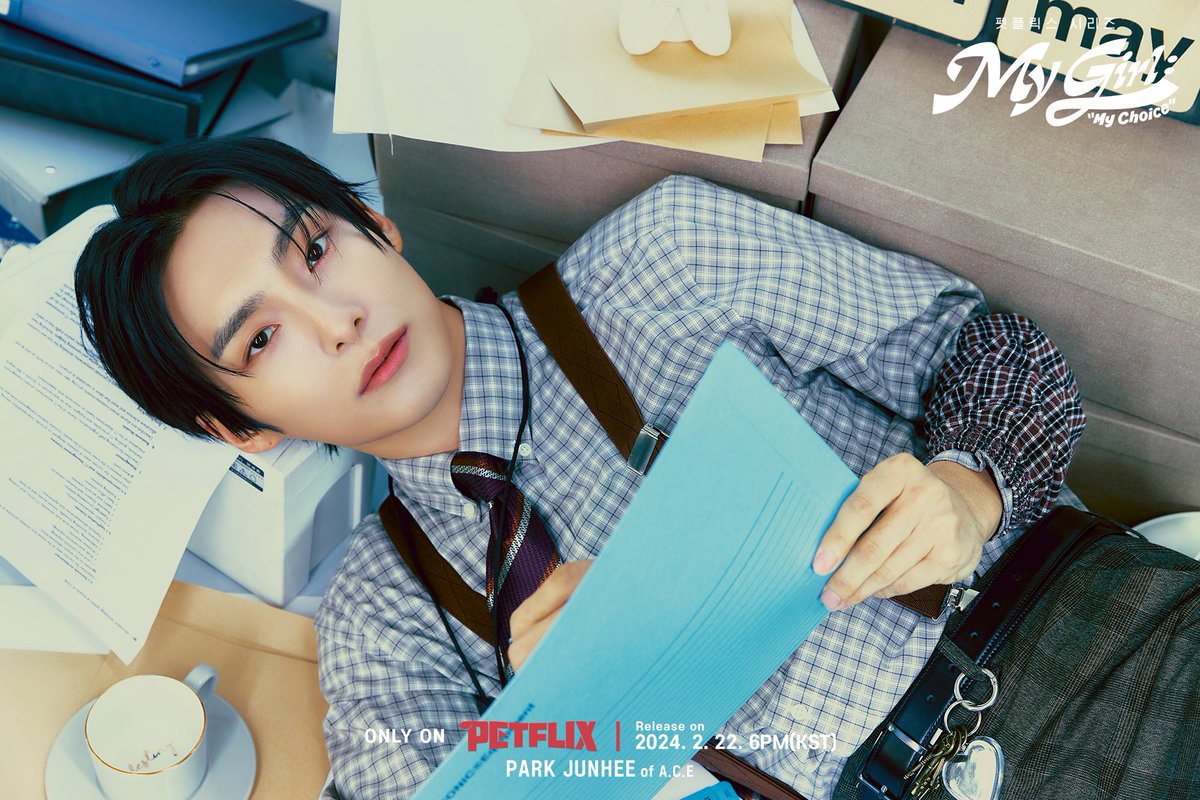 official_ACE7's tweet photo. [#ACE_COMEBACK] 

𝐀.𝐂.𝐄 𝟔𝐭𝐡 𝐌𝐢𝐧𝐢 𝐀𝐥𝐛𝐮𝐦 <𝑴𝒚 𝑮𝒊𝒓𝒍 : "𝑴𝒚 𝑪𝒉𝒐𝒊𝒄𝒆">
• Season1 Photo #PARKJUNHEE 

🎧 Release on
2024. 2. 22. 6PM(KST) 

#ACE #에이스 #PETFLIX #펫플릭스
#FindMyGirl #FindMyEgo #MyGirl #MyChoice 
#에이스마이걸 #ACEMyGirl https://t.co/qGlRmDl9KG