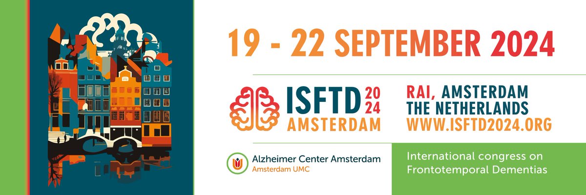 🚲 ABSTRACT DEADLINE 🚲 You have 6 more weeks to submit your abstract for the #ISFTD2024 Conference in Amsterdam September 19-22nd 2024! More info: isftd2024.org #endFTD #FTD #ISFTD