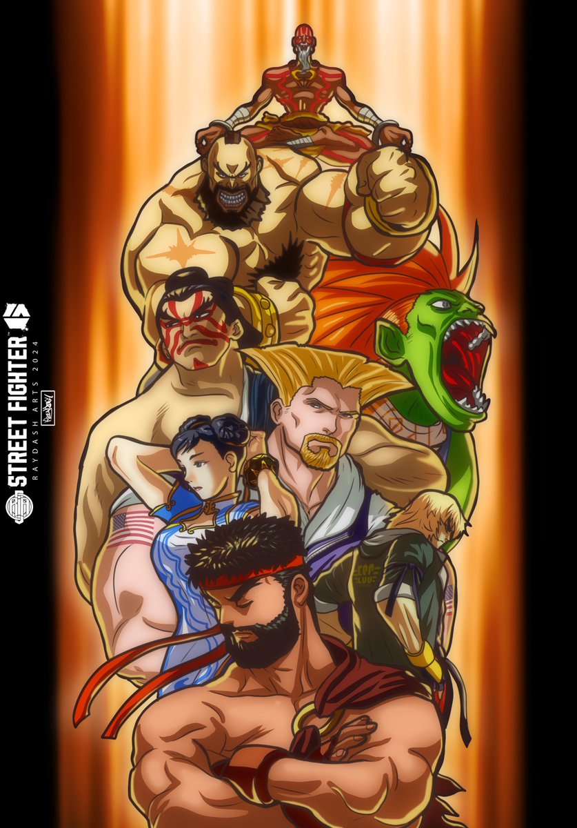 Street Fighter 6 in Street Fighter Alpha style. I'm open for art commissions if youre interested. #streetfighter #streetfighter6 #sf6 #streetfighteralpha #capcom #raydasharts #openforcommission