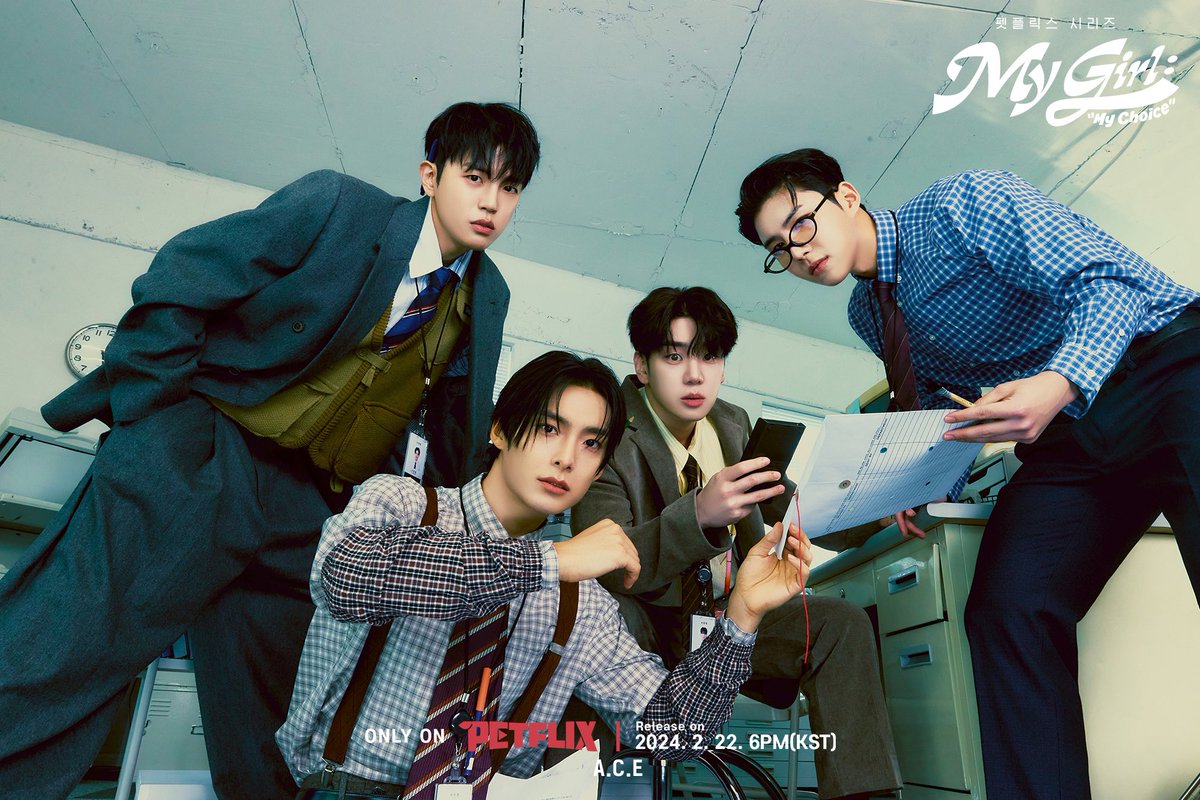 official_ACE7's tweet photo. [#ACE_COMEBACK] 

𝐀.𝐂.𝐄 𝟔𝐭𝐡 𝐌𝐢𝐧𝐢 𝐀𝐥𝐛𝐮𝐦 <𝑴𝒚 𝑮𝒊𝒓𝒍 : "𝑴𝒚 𝑪𝒉𝒐𝒊𝒄𝒆">
• Season1 Photo A.C.E

🎧 Release on
2024. 2. 22. 6PM(KST) 

#ACE #에이스 #PETFLIX #펫플릭스
#FindMyGirl #FindMyEgo #MyGirl #MyChoice 
#에이스마이걸 #ACEMyGirl https://t.co/bWG6SI73iP