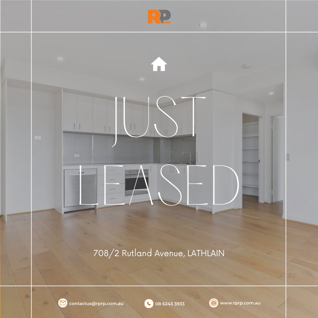 wa_property's tweet photo. ✨ Leased ✨
This fantastic 2-bedroom apartment located close to the Crown Entertainment Precinct has now been leased!

If you want your property LEASED click the link in our bio to get in touch 👆 Or contact us using the details below…

08 6243 3933
contactus@rprp.com.au

#RPWA https://t.co/qM271z9IQW