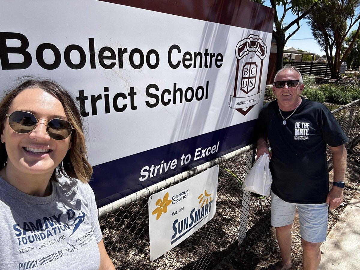 It’s day 4 of our SA Regional Trip and the education team has arrived at Booleroo Centre District school for a Impacg program 💙 Thank you @BankSA Foundation for funding this violence-prevention program!