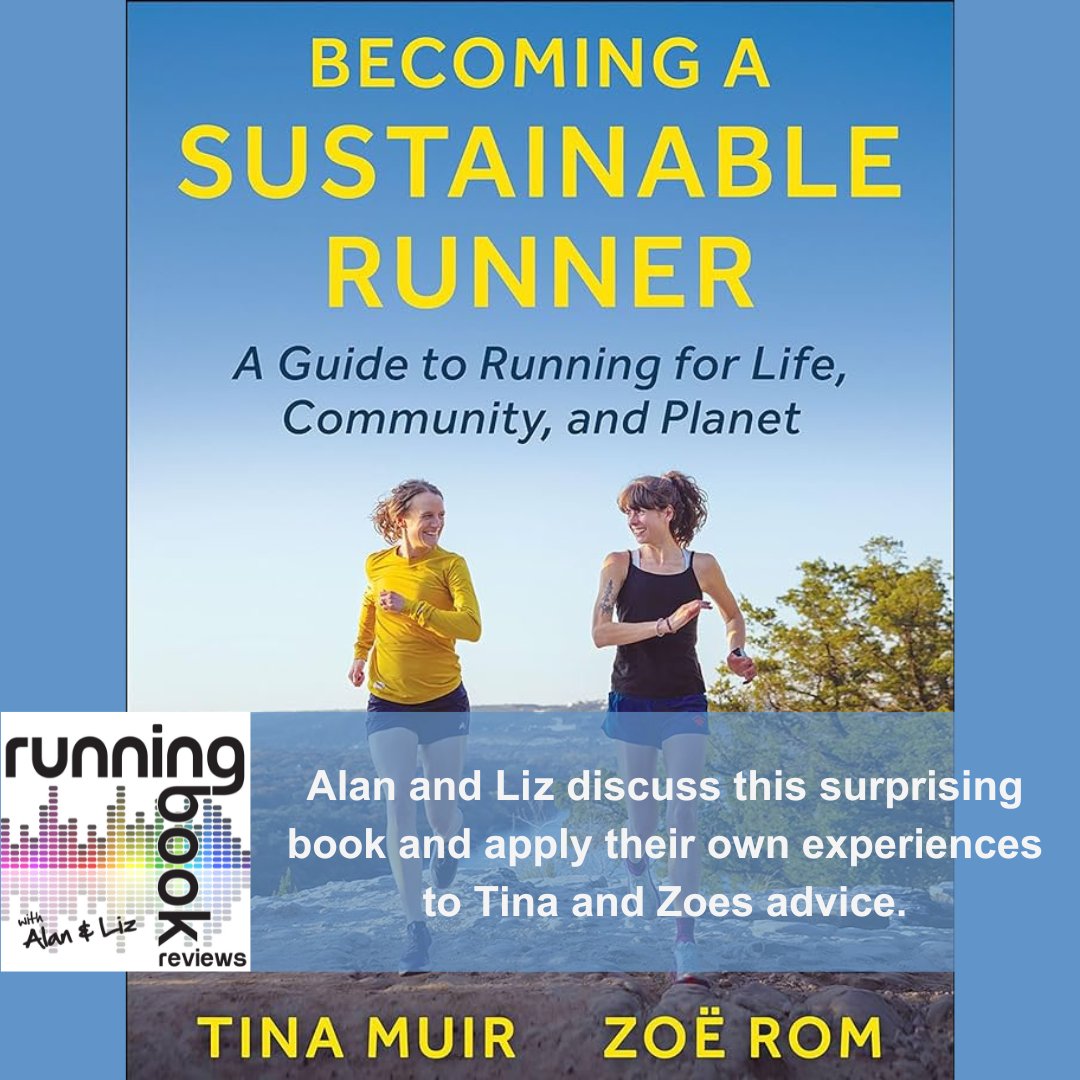Todays episode has been some time in the making. I trust  that @tinamuir and Zoe Rom feel we did it justice #saveyourself #savetheplanet #runningbooks @Human_Kinetics #runningisawesome