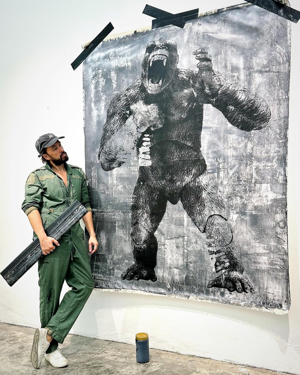 rudymeyerstudio's tweet photo. 🦍 King Kong

One of my largest painting

I have to say, it’s dope

#popart #artwork #kingkong #art https://t.co/K9bv7JaAEq