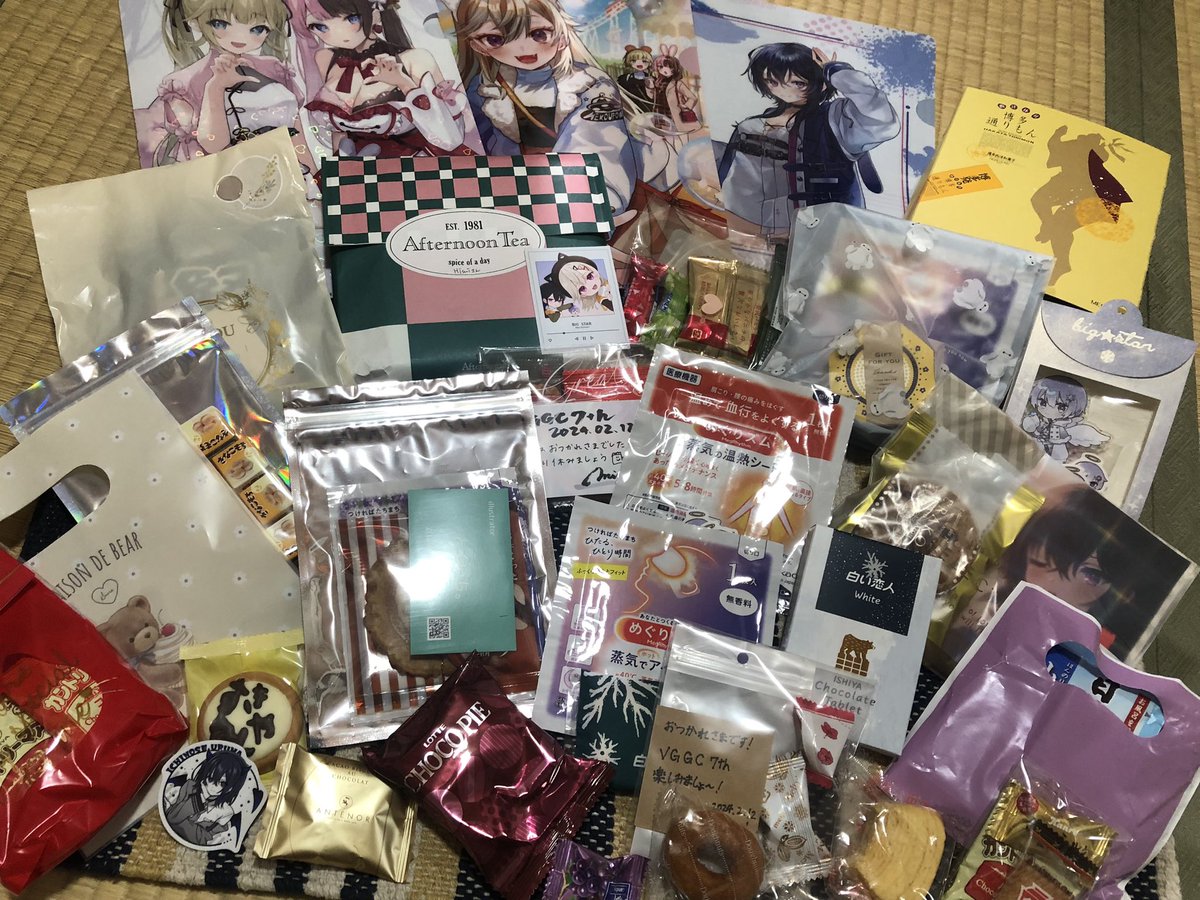 戦利品です！VGGC大感謝〜！！✨
広げられる空間【畳】で大変趣き深くて候😀本当にありがとう〜〜！！
#VGGC7th