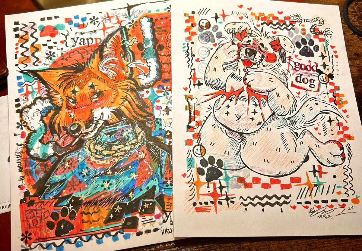 TWO original pieces up for grabs! One of a kind.